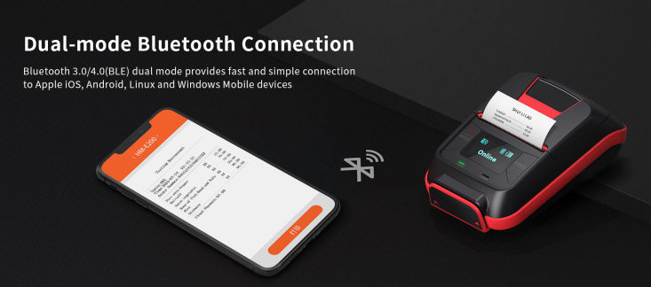 Portable Shipping Label Printers Features